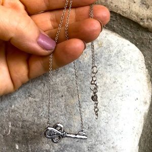 Silpada Sterling Silver Skeleton Key necklace